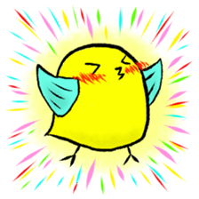 The small bird of yu--. sticker #7737641