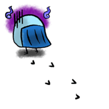 The small bird of yu--. sticker #7737650