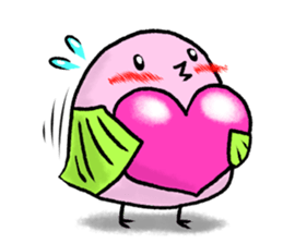 The small bird of yu--. sticker #7737659