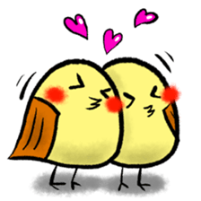 The small bird of yu--. sticker #7737661