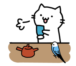 Comfortable cat Nyata 2 sticker #7738175