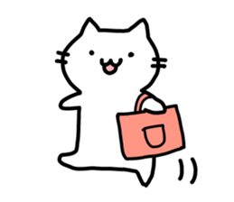 Comfortable cat Nyata 2 sticker #7738180