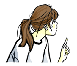 Yakyu-kun & Girls sticker #7738191