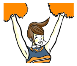 Yakyu-kun & Girls sticker #7738195