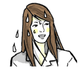 Yakyu-kun & Girls sticker #7738206