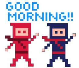 japanese ninja family 02 sticker #7738868