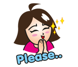 Ms.KwanKrajerng (EnglishVer.) sticker #7738960