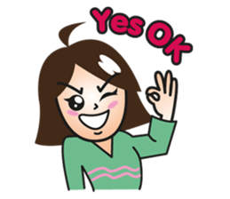 Ms.KwanKrajerng (EnglishVer.) sticker #7738975