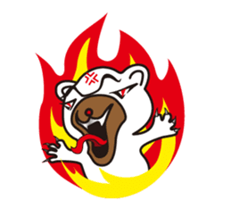 The Expressive Bear sticker #7739124