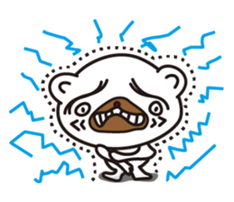 The Expressive Bear sticker #7739140