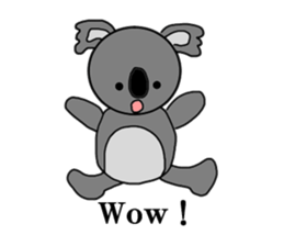 It is a koala, What is it? sticker #7739255
