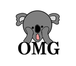 It is a koala, What is it? sticker #7739256