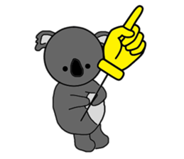 It is a koala, What is it? sticker #7739263