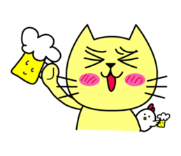 NEKOMARU's relaxed life 1 English ver. sticker #7739382