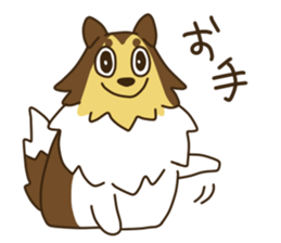 I AM SHELTIE sticker #7739476