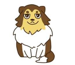 I AM SHELTIE sticker #7739497