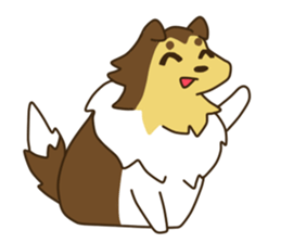 I AM SHELTIE sticker #7739502