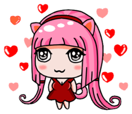 Pink Catwoman sticker #7739668