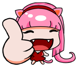 Pink Catwoman sticker #7739676