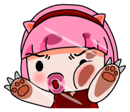 Pink Catwoman sticker #7739705