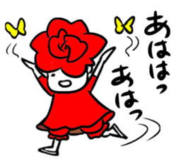 Small rose sticker #7739709