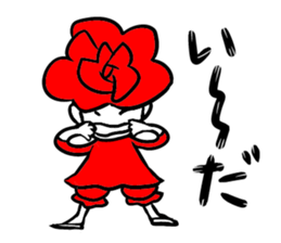 Small rose sticker #7739710