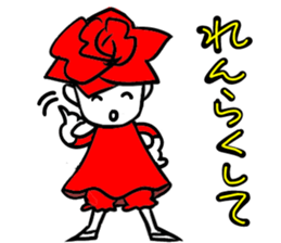 Small rose sticker #7739713