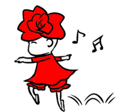 Small rose sticker #7739722