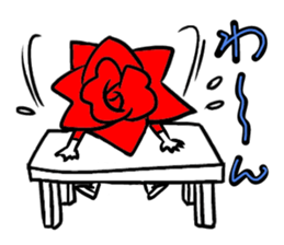 Small rose sticker #7739724