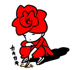 Small rose sticker #7739726