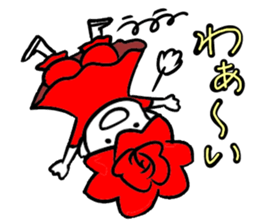 Small rose sticker #7739733