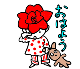 Small rose sticker #7739734