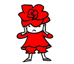 Small rose sticker #7739745