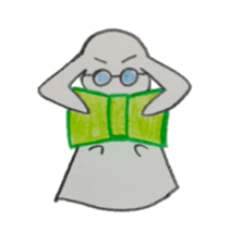 Bunny stamp of white rabbit sticker #7739901