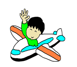 Businessman Yama-chan Travel series sticker #7739948