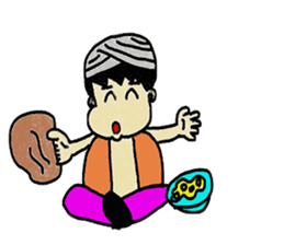 Businessman Yama-chan Travel series sticker #7739960