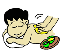 Businessman Yama-chan Travel series sticker #7739965