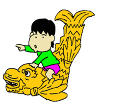 Businessman Yama-chan Travel series sticker #7739968