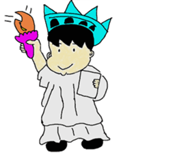 Businessman Yama-chan Travel series sticker #7739969