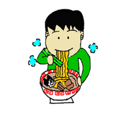 Businessman Yama-chan Travel series sticker #7739973