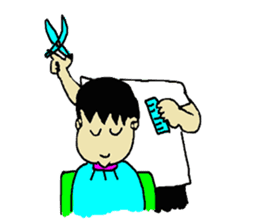 Businessman Yama-chan Travel series sticker #7739975