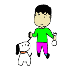 Businessman Yama-chan Travel series sticker #7739976