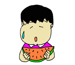 Businessman Yama-chan Travel series sticker #7739981