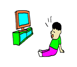 Businessman Yama-chan Travel series sticker #7739985