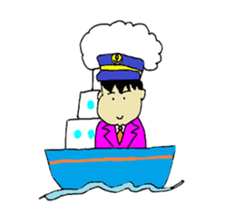 Businessman Yama-chan Travel series sticker #7739986