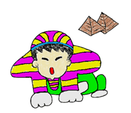 Businessman Yama-chan Travel series sticker #7739987