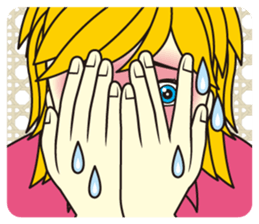 CHEERFUL WOMAN sticker #7739995