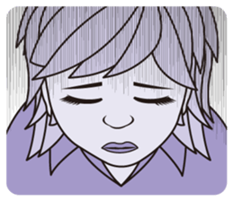 CHEERFUL WOMAN sticker #7740017