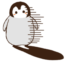 Penguin love sticker #7740123