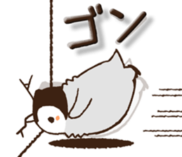 Penguin love sticker #7740131